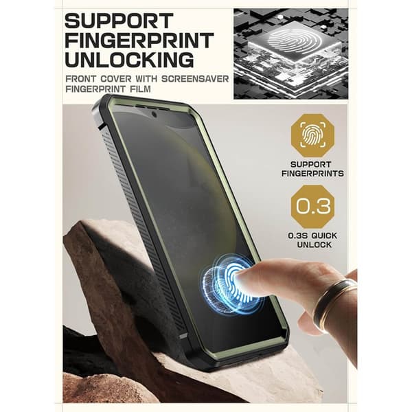 SUPCASE UB Pro 2-set Samsung Galaxy S25 - Guldan