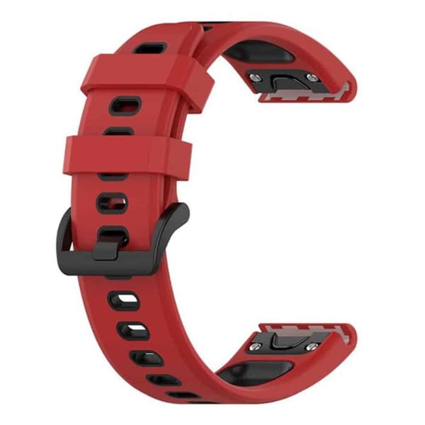 Twin kellon ranneke Garmin Instinct E (40mm) - Punamusta