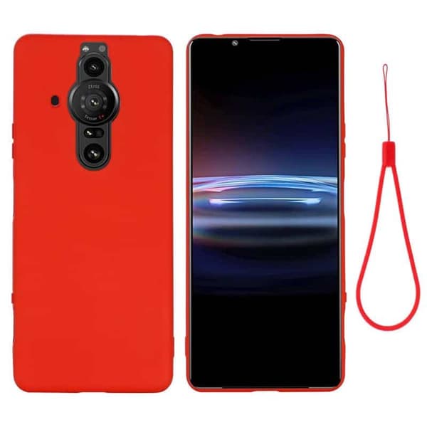 Liquid silikondeksel til Sony Xperia Pro-I - RÃ¸d
