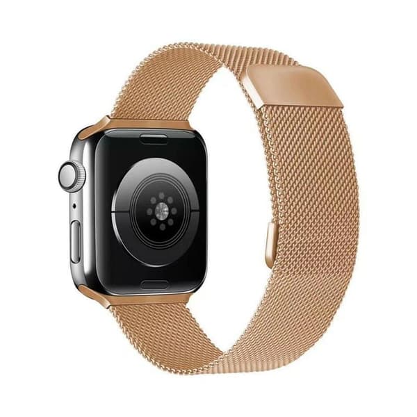 Split milanese kellon ranneke Apple Watch 8 (41mm) - Ruusu