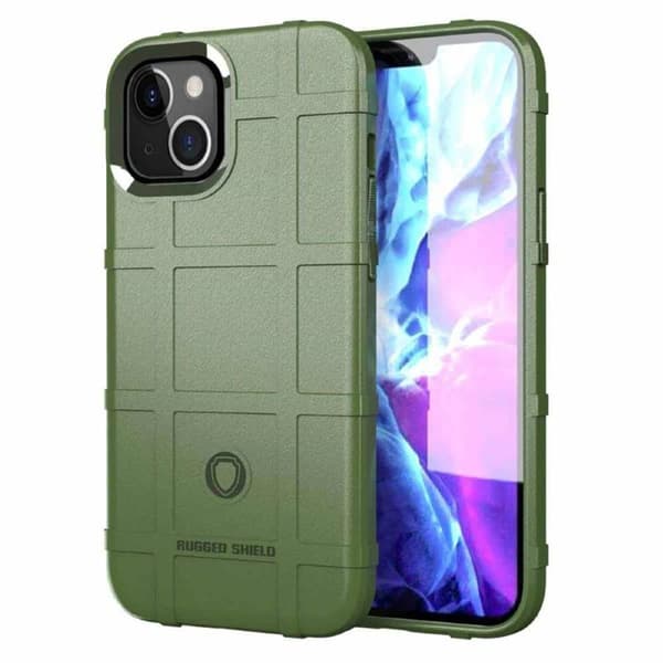 Rugged Shield deksel til Apple iPhone 13 - Army
