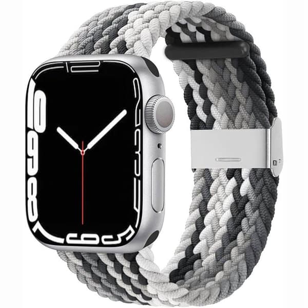 Flettet Urrem til Apple Watch 7 (41mm) - Gradient grey