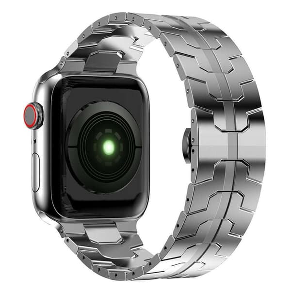 Iron Man Rustfrit StÃ¥l Urrem til Apple Watch 7 (45mm) - SÃ¸lv