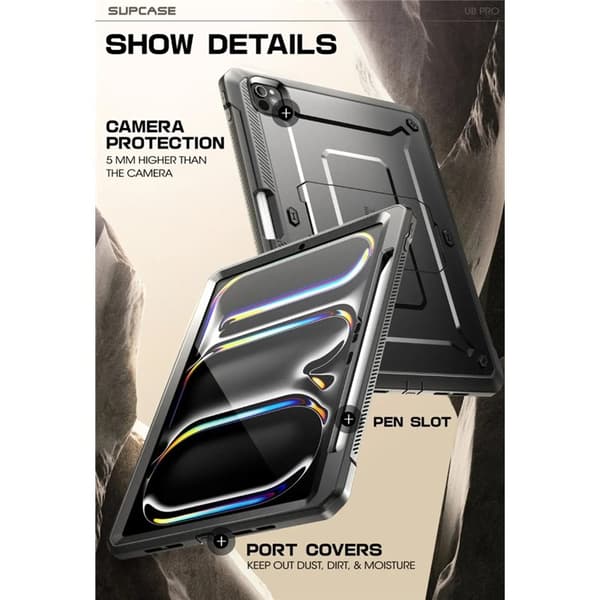 SUPCASE UB Pro tabletcover til Apple iPad Pro 13 (2024) - Sort