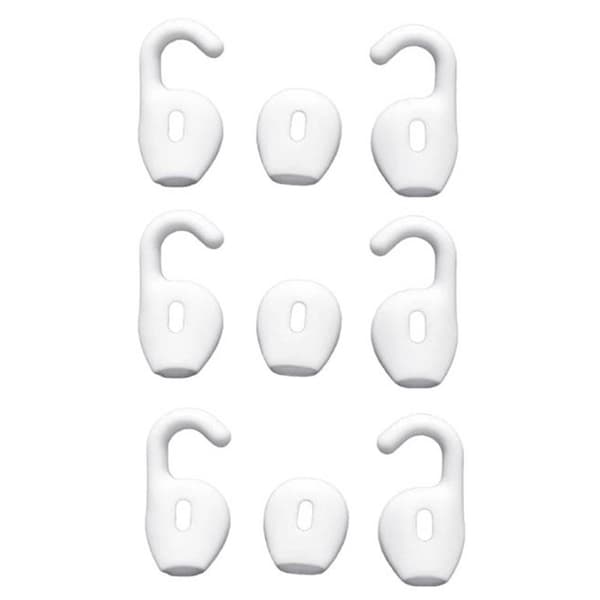 Ãreputer 6-pak til Jabra Stealth UC - Hvit