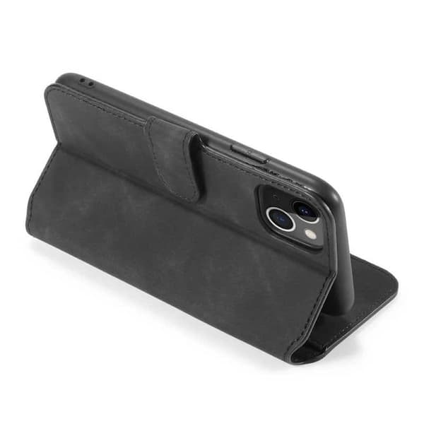 DG-Ming Wallet cover 3-kort til Apple iPhone 14 Plus - Sort