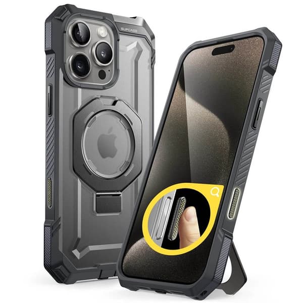 SUPCASE UB Grip deksel til Apple iPhone 16 Pro Max - Grey