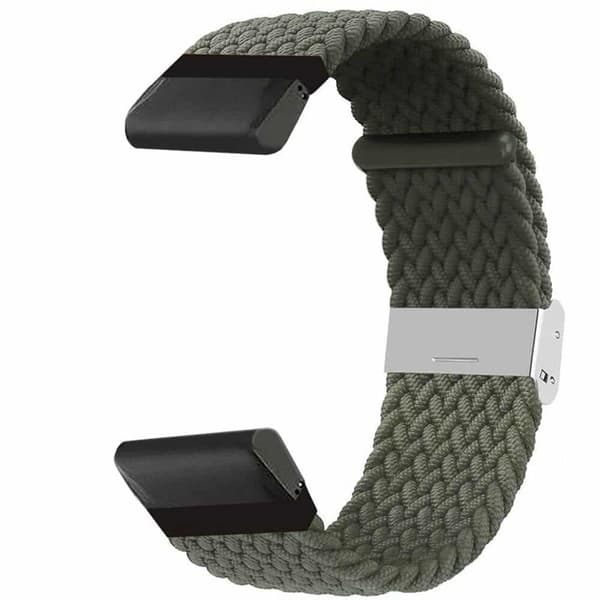 Flettet Urrem til Garmin Forerunner 965 - Army