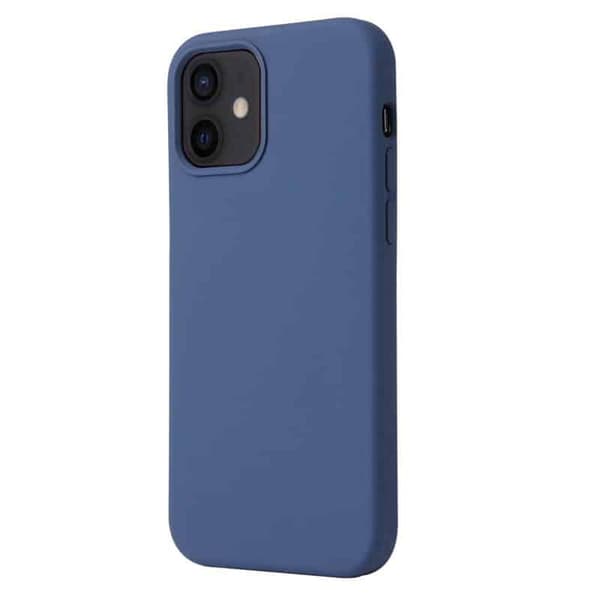 Liquid silikonisuoja Apple iPhone 12 Mini - Cobolt Blue