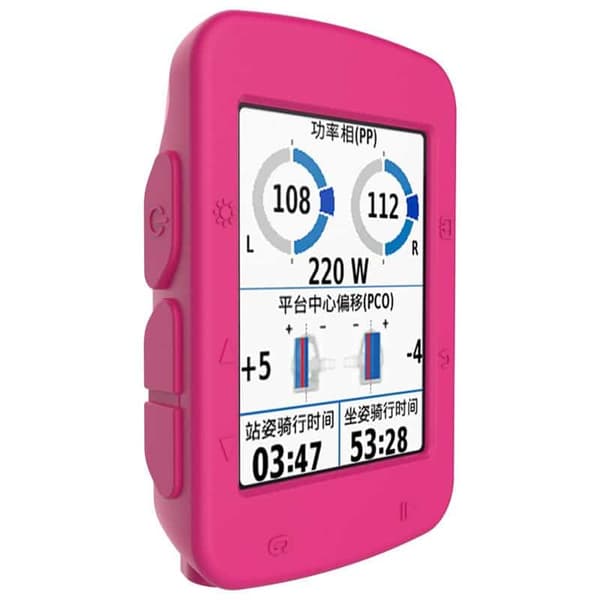 Silikon deksel til Garmin Edge 520 Plus - Mørkrosa