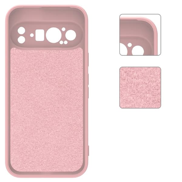 Liquid silikondeksel til Google Pixel 9 Pro XL - Pink