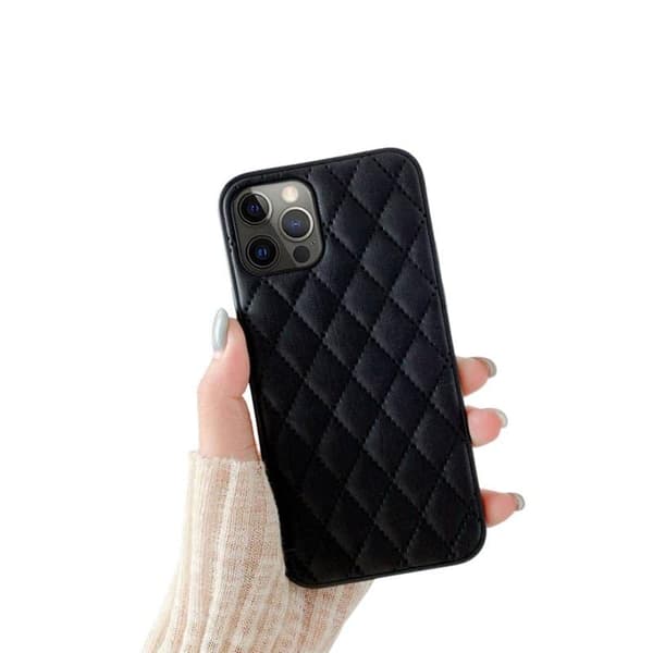 Rhombus cover til Apple iPhone 12 Pro - Sort