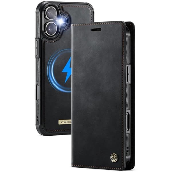 CaseMe mobildeksel C49 2i1 til Apple iPhone 16 Plus – Onyx black