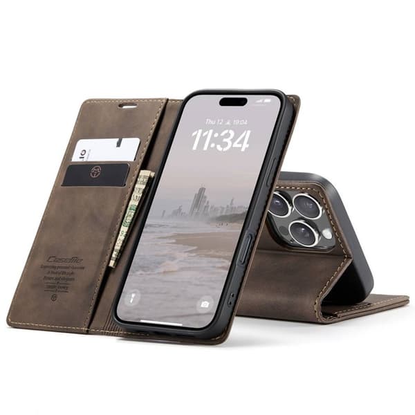 CaseMe mobildeksel 013 til Apple iPhone 16 Pro - Coffee