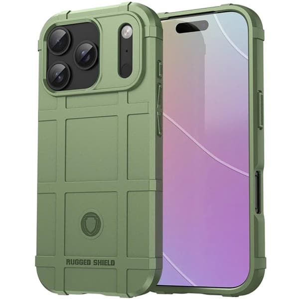 Rugged Shield skal till Apple iPhone 17 Pro - Army