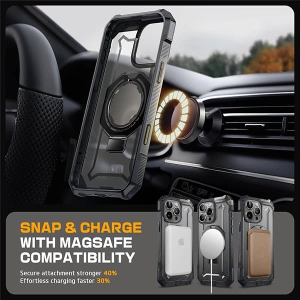 SUPCASE UB Grip deksel til Apple iPhone 16 Pro Max - Grey