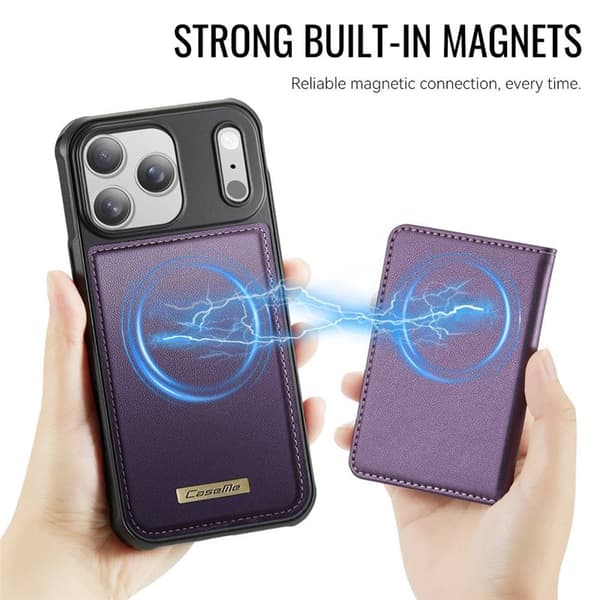 CaseMe C69 2i1 deksel til Apple iPhone 17 Pro Max - Purple pulse