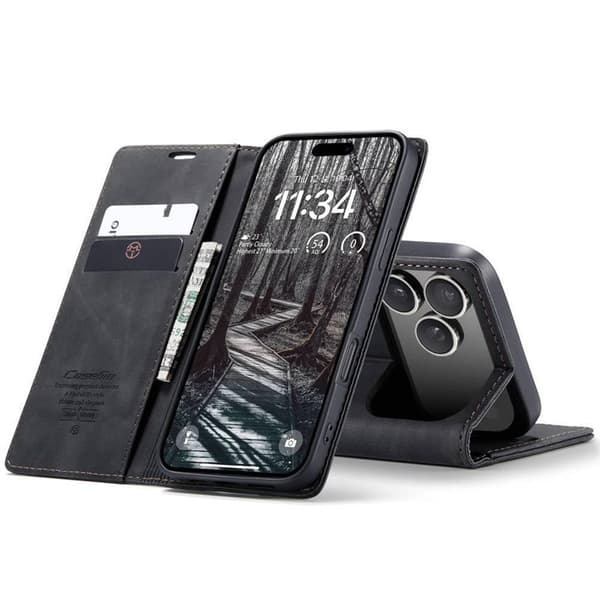 CaseMe mobildeksel 013 til Apple iPhone 18 Pro Max - Svart