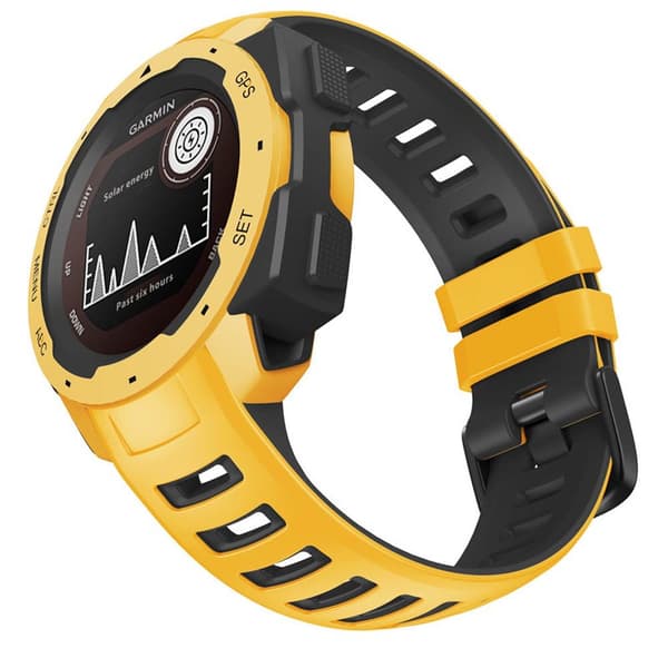 Twin Sport urrem til Garmin Instinct 2 - Gul/sort