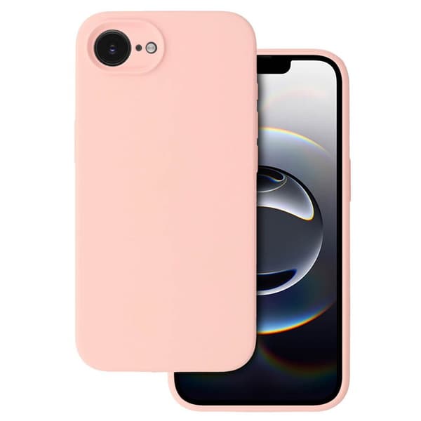 Silicone Lite Case til Apple iPhone 16e - Peach