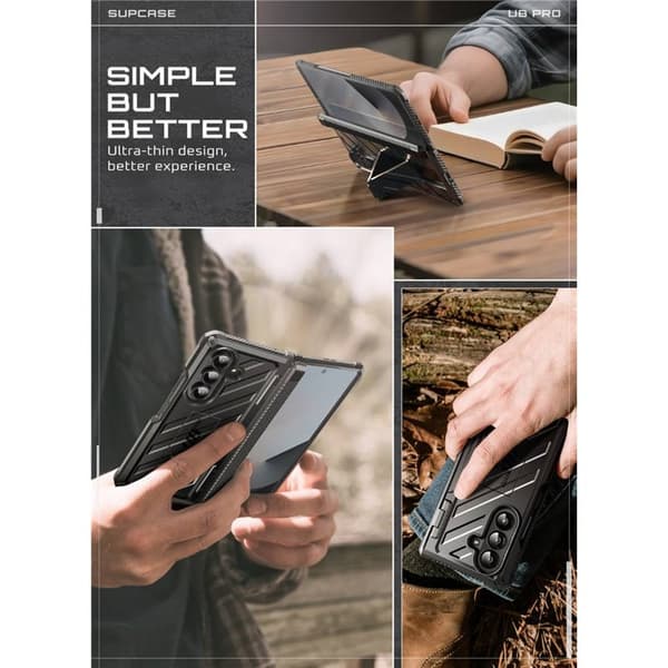 SUPCASE UB Pro deksel til Samsung Galaxy Z Fold 7 - Svart