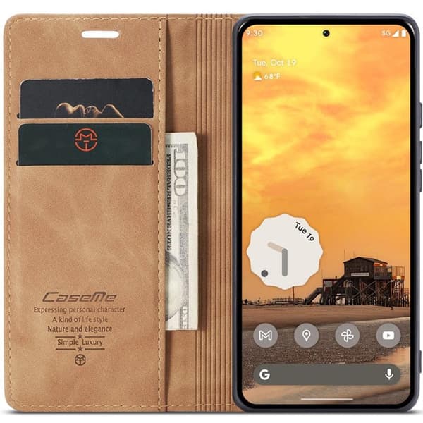 CaseMe mobildeksel 013 til Google Pixel 9 - Brun