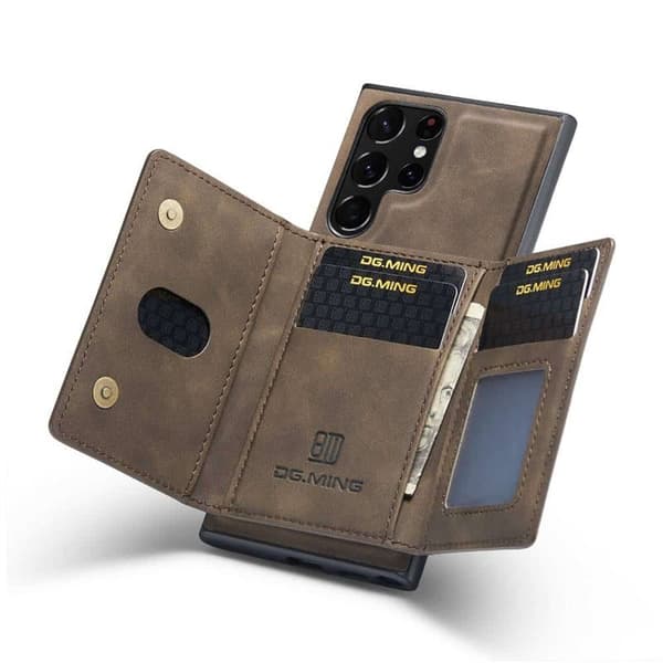 DG-Ming M2 deksel til Samsung Galaxy S24 Ultra - Coffee
