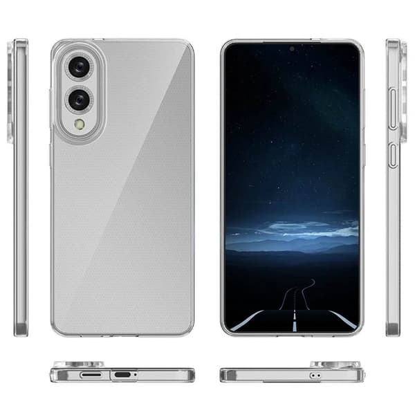 Silikonikotelo läpinäkyvä Samsung Galaxy S25 Edge