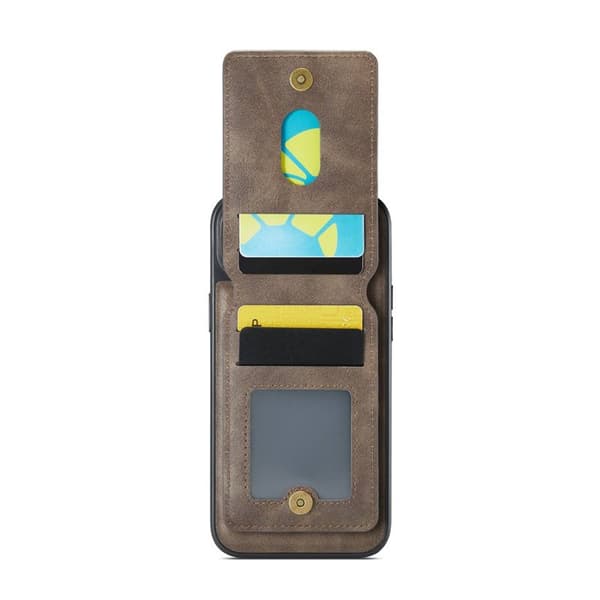 DG-Ming Magking K1 2i1 deksel til Apple iPhone 13 - Coffee
