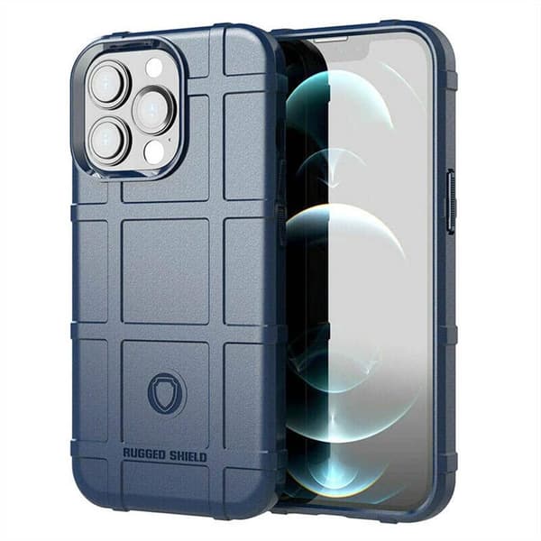 Rugged Shield skal till Apple iPhone 13 Pro Max - BlÃ¥