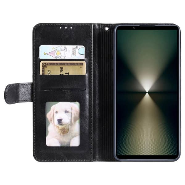 Tegnebogscover 6-kort til Sony Xperia 1 VI - Sort