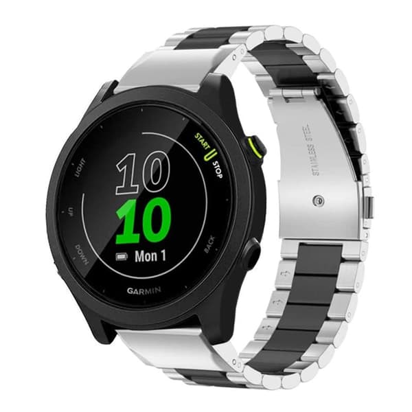 Kellon ranneke ruostumatonta terästä Garmin Forerunner 55 -