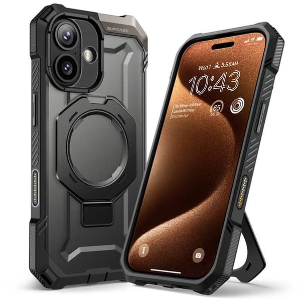 SUPCASE UB Grip cover til Apple iPhone 17 - Black
