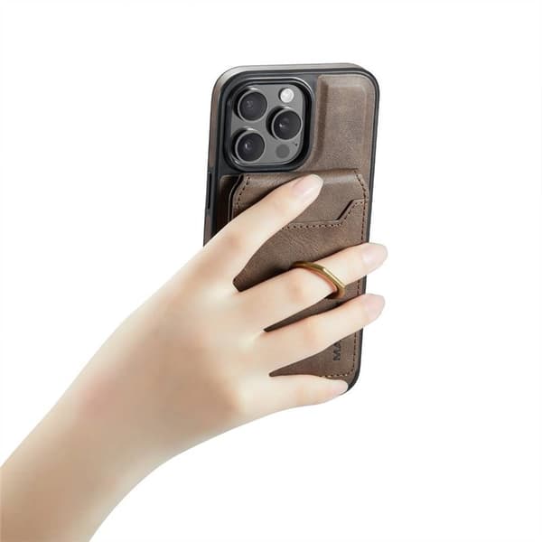 DG-Ming Magking K1 2i1 deksel til Apple iPhone 13 Pro Max - Coff