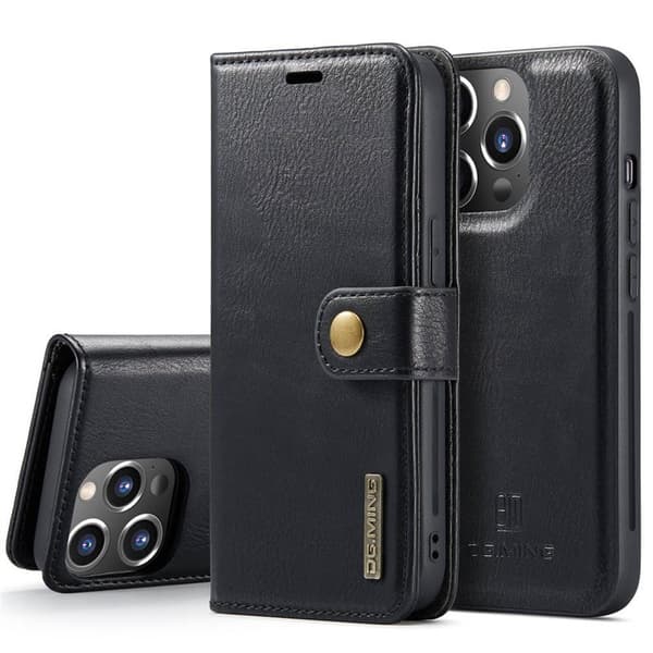Wallet DG-Ming 2i1 til Apple iPhone 15 Pro - Sort