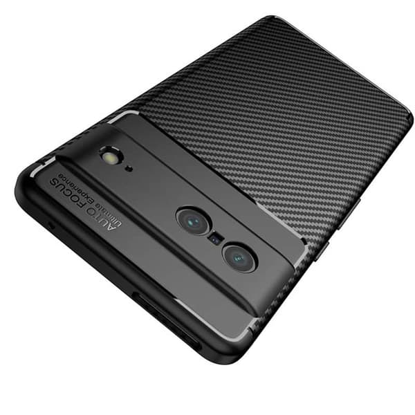 BÃ¸rstet silikone cover til Google Pixel 7 Pro - Sort