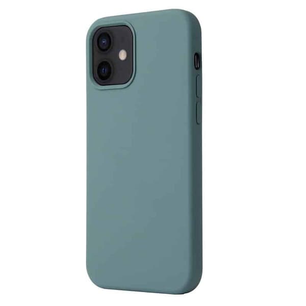 Liquid silikonisuoja Apple iPhone 12 - Pine Green