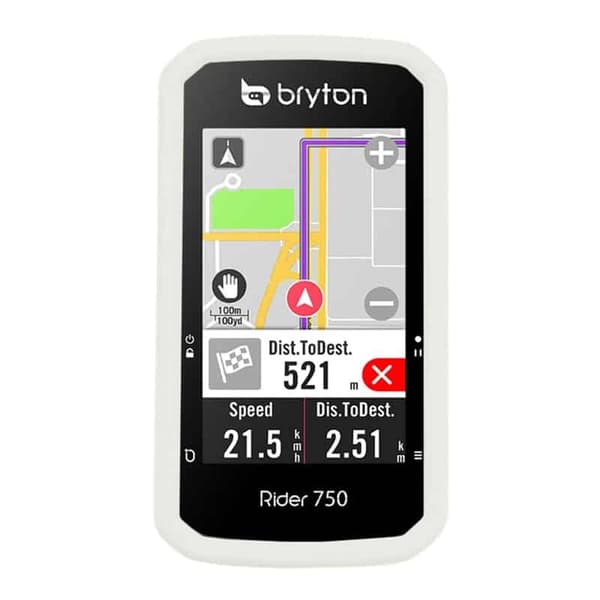 Silikon deksel til Bryton Rider 750 E - Hvit