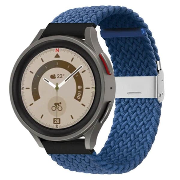 Flettet Elastisk urrem til Samsung Galaxy Watch 5 Pro (45mm) - B