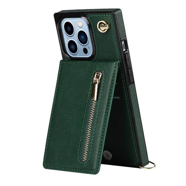Zipper halskjede deksel til Apple iPhone 13 Pro Max - GrÃ¸nn