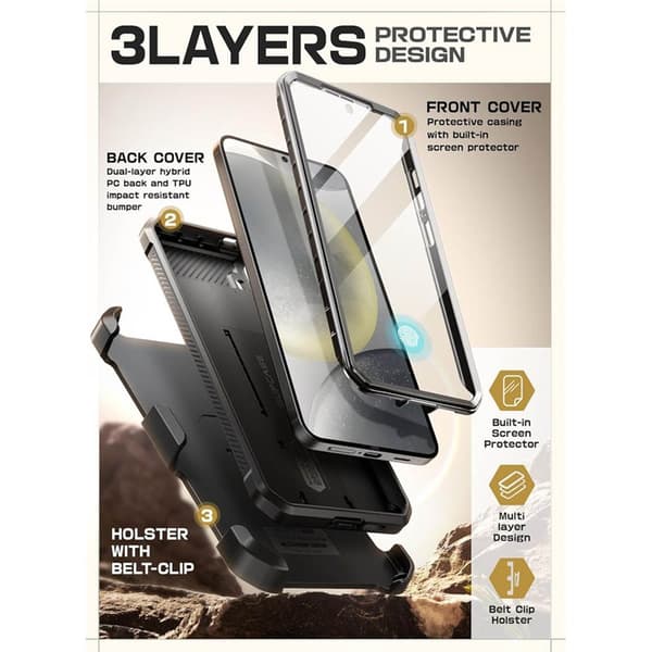 SUPCASE UB Pro 2-set til Samsung Galaxy S25 Plus