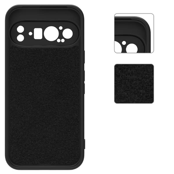 Liquid silikone cover til Google Pixel 9 Pro XL - Sort