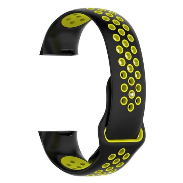 EBN Sport urrem til Fitbit Charge 3 - Sort / gul