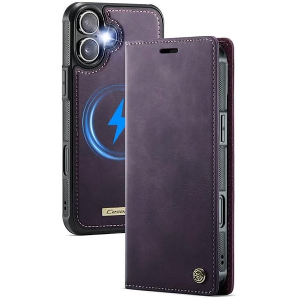 CaseMe mobildeksel C49 2i1 til Apple iPhone 16 Plus – Purple