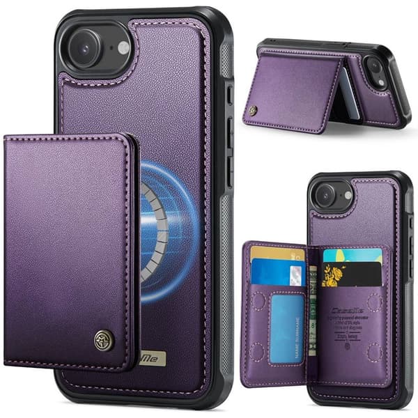 CaseMe C69 2i1 deksel til Apple iPhone 16e - Purple pulse