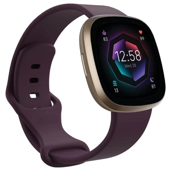 Sport urrem til Fitbit Sense 2 - Lilla