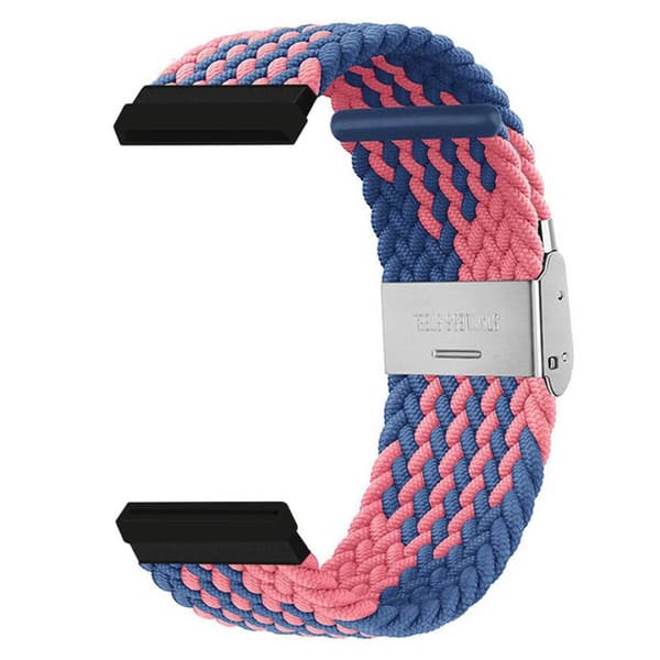 Flettet elastisk klokkereim til Fitbit Versa 4 - Blue powder