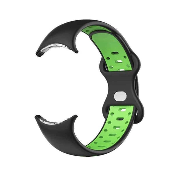 Twin klokkereim til Google Pixel Watch 2 - Sort/lime