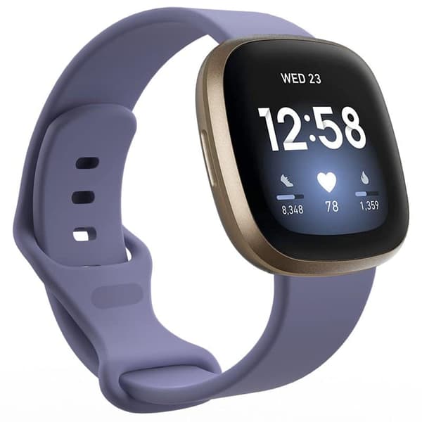 Sport urrem til Fitbit Versa 3 - Violet