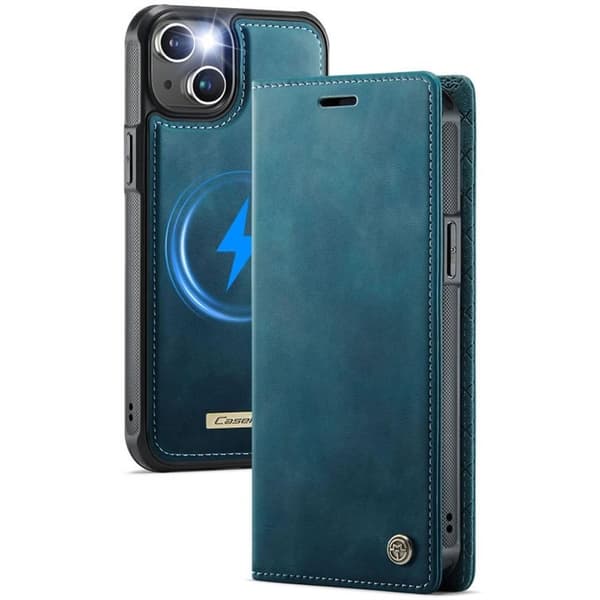 CaseMe mobildeksel C49 2i1 til Apple iPhone 14 – Petrol